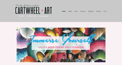 Desktop Screenshot of cartwheelart.com